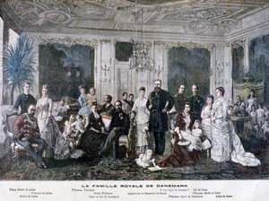 Královská rodina Dánska, 1891 od Henri Meyer