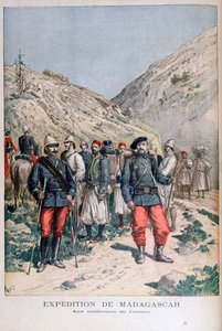 Uniformy francouzské expediční síly na Madagaskaru, 1895 od Henri Meyer