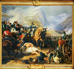 Bitva u Rivoli, kterou 14. ledna vyhrál císař Napoleon I. ...