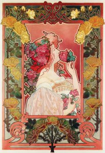 Vůně růže, kolem roku 1890 (olej na plátně)