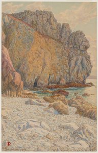 Útesy v Port Haor. Morgat od Henri Rivière