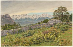 Šedé ráno v Alpách (Barberaz) od Henri Rivière