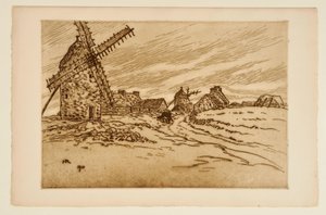 [Mlýny v La Palue] od Henri Rivière