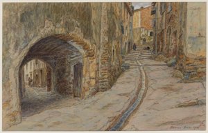 Rue Rompi-cou, Bormes od Henri Rivière