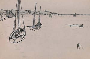 Bretonská krajina, kolem 20. století, 1946 od Henri Rivière