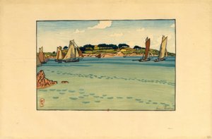 Henri Rivière, Gabares vpředu….. od Henri Rivière