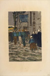 Pardon Sainte-Anne-la-Palud od Henri Rivière