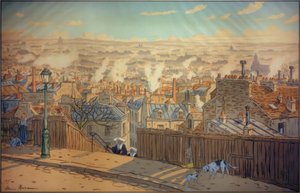 Paříž s výhledem na Montmartre