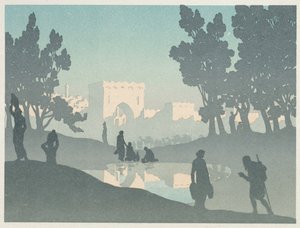Putující Žid: Staré město od Henri Rivière
