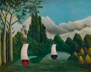 Banks of the Oise, 1905 od Henri Rousseau
