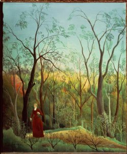 Procházka v lese od Henri Rousseau