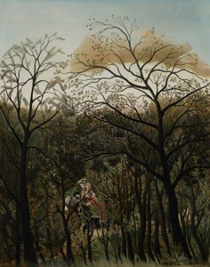 Schůzka v lese od Henri Rousseau