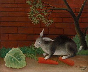 Králičí jídlo od Henri Rousseau