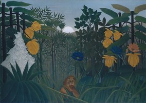 The Repast of the Lion, ca. 1907. od Henri Rousseau