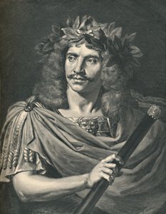 Molière jako Julius Caesar v Tragédii Pompée, 1886 od Henri Thiriat
