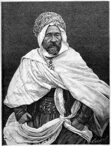 Agha z Tugurtu, c1890 od Henri Thiriat
