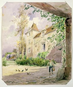 Dům Armanda Bejarta (1642-1700) v Meudonu, kolem roku 1906
