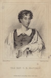 Charles Robert Maturin, irský protestantský duchovní; romanopisec a dramatik od Henri after Meyer