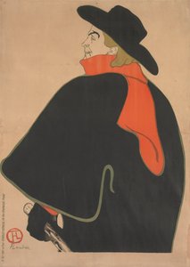 Aristide Bruant ve svém kabaretu