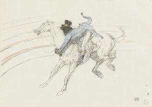 V cirkuse: "Chocolat od Henri de Toulouse-Lautrec