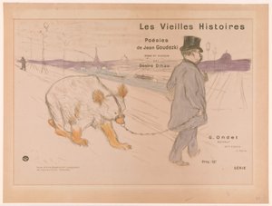 Návrh obálky pro „Les Vieilles Histoires“