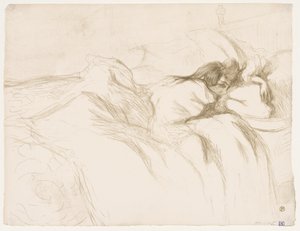 Elles: Spící žena od Henri de Toulouse-Lautrec