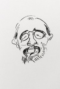 Henri Toulouse-Lautrec. Autoportrét. od Henri de Toulouse Lautrec