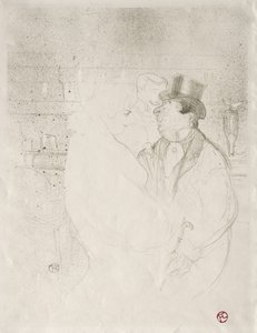 Ida Heath u baru od Henri de Toulouse-Lautrec