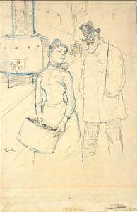 Na ulici od Henri de Toulouse-Lautrec