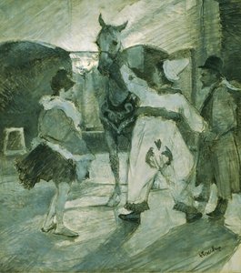 V křídlech cirkusu od Henri de Toulouse-Lautrec
