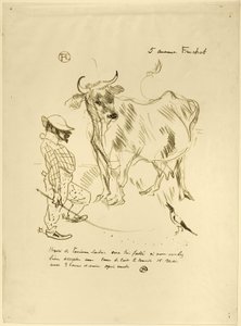 Pozvánka na sklenku mléka od Henri de Toulouse-Lautrec