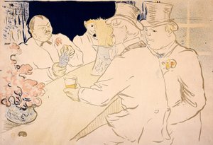 Irský a americký bar, rue Royale – The Chap Book od Henri de Toulouse-Lautrec