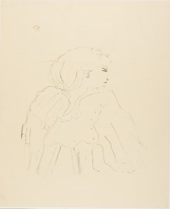 Jane Hading, z Třináct litografií od Henri de Toulouse-Lautrec