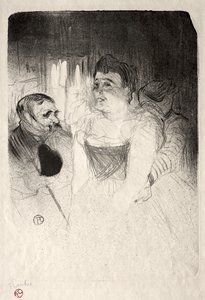 Judic v Loge od Henri de Toulouse-Lautrec