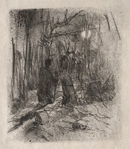 Hřbitov v Busku od Henri de Toulouse-Lautrec