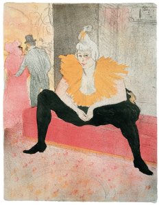 La Clownesse assise od Henri de Toulouse-Lautrec