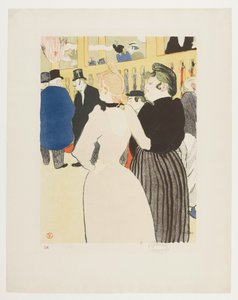 [La Goulue a její sestra] od Henri de Toulouse-Lautrec