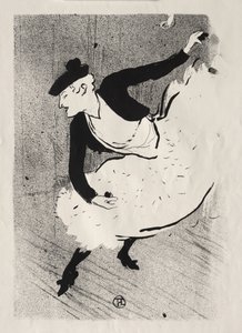 Le Café-concert: Edmée Lescot od Henri de Toulouse-Lautrec