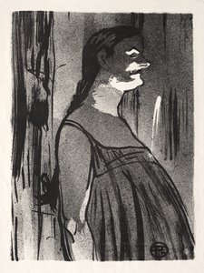 Kavárenský koncert: paní Abdala od Henri de Toulouse-Lautrec