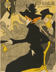 Japonský divan od Henri de Toulouse-Lautrec