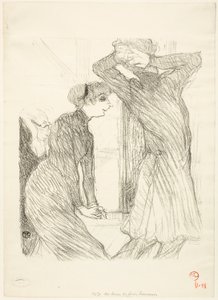 Lugné-Poé a Bady v „Nad lidskými silami“ od Henri de Toulouse-Lautrec