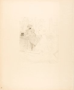 Slečno Leconteová od Henri de Toulouse-Lautrec