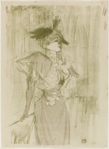 Mademoiselle Marcelle Lender, stojící