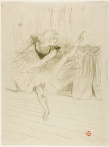 Slečna Ida Heath, anglická tanečnice od Henri de Toulouse-Lautrec