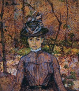 Portrét Suzanne Valadonové (paní Suzanne Valadonová, malířka) od Henri de Toulouse-Lautrec