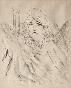 Portréty herců a hereček: Třináct litografií: Sarah Bernhardt od Henri de Toulouse-Lautrec