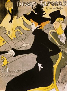 Plakát k Divan Japonais od Henri de Toulouse-Lautrec (1864-1901) od Henri de Toulouse Lautrec