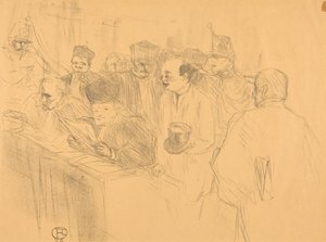 Soudais Deposition (Soudaisova depozice) od Henri de Toulouse-Lautrec