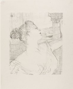 Sybil Sandersonová, od Treize Lithographies od Henri de Toulouse-Lautrec