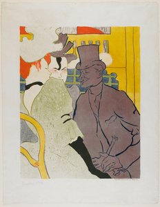Angličan v Moulin Rouge od Henri de Toulouse-Lautrec